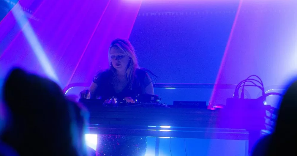 DJ Claire Beck at King, a club night in Dublin for queer women and friends