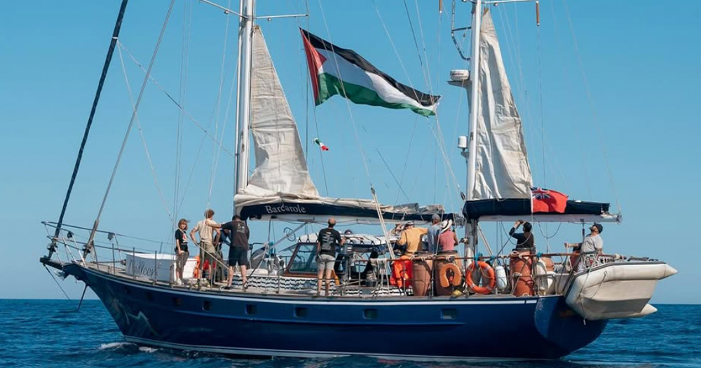The Madleen, an aid vessel carrying a dozen international activists, including Swedish climate campaigner Greta Thunberg, has been intercepted by Israeli forces in international waters.